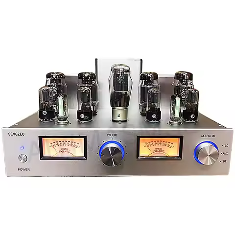 AIYIMA SMSL HIFI Single Ended Class A Vacuum Tube Amplifier KT88 Tube Amp 6H8C 5Z3 Pure Handmade 2.0