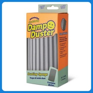 Scrub Daddy Damp Duster Silver / 1pc / Dusting Sponge for Easy Reusable Cleaning
