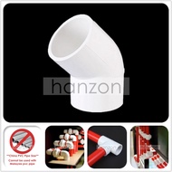 Lesso PVC Pipe (45 Degree) (20mm/25mm/32mm/40mm/50mm) Aquarium Water Pump PVC Pipe