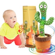 Dancing Cactus Plush Toy Talk Kaktus Bercakap Toy Song Plush Cactus Early Childhood Education
