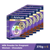 Anmum Materna Pregnancy Milk Powder Chocolate 375G x6