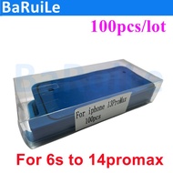 Baruile 100Pcs Waterproof 3M Adhesive For 6S 7 8 Plus X XS Max XR 11 12 13 14 Pro Max Sticker LCD Screen Frame Tape