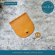 Lama Books: Hobbies | Leather Flap Bag Closure for a DIY Bag, Bag Making Craft, Knitting & Crochet, 