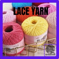 Lace Cotton Yarn (CODE #01-#25) READY STOCK