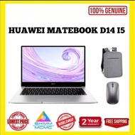 Huawei Matebook D14 I5 2020 ~ Huawei Malaysia Warranty 2 Years