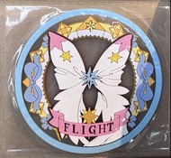 BANDAI 扭卡機 百變小櫻 軟膠杯墊 「Flight」卡