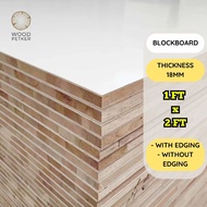 18mm Blockboard 2 side white 1ft x 2ft for cabinet papan cabinet putih Wholesale Price Cheapest