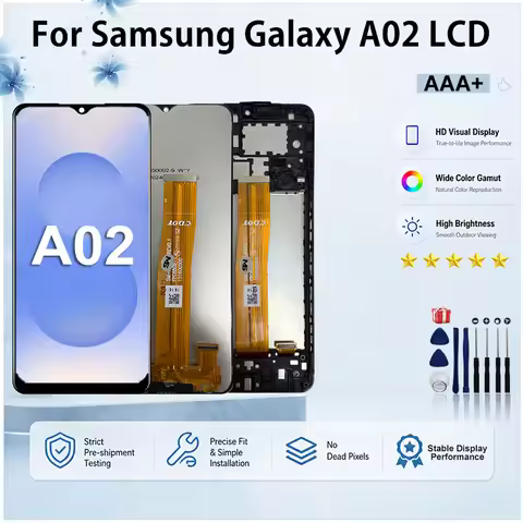 6.5" IPS For Samsung Galaxy A02 LCD Touch Screen Digitizer Assembly For Galaxy A02 Display SM-A022F 
