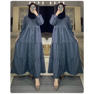 Amira DRESS MUSLIM Women - DENIM HERMES