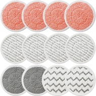 12 Pack Upgraded S7001 Pads Replacement Steam Mop Pads for Shark S7001 S8201 S8001 S7201 S7000 S7000