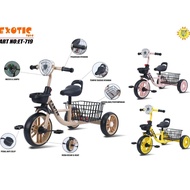 CHILDREN'S TRICYLE BIKE ET 719 CHILDREN'S TRICYCLE WITH MUSIC AND LIGHTS
