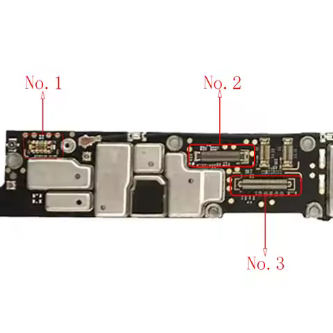 2PCS 50pin USB Charger Charging FPC Connector On Motherboard For Google Pixel 4 XL 4XL LCD Display S