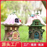 Creative Solar House Decoration Light Outdoor Balcony Decoration Courtyard Garden Decoration Resin C