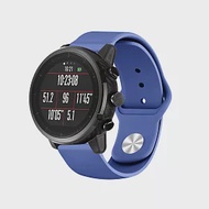 華米米動 Amazfit GTR 20mm 純色矽膠運動替換手環錶帶午夜藍