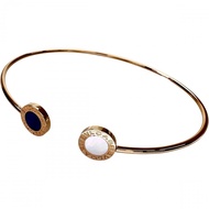 BVLGARI)/ Bulgari Bulgari Bulgari 手鐲 舒俱來白貝殼 K18PG 粉金 7.0克 19.5厘米 L碼 女士 [二手]