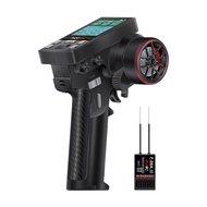 HOTRC CT8B Kawalan Jauh Pistol Kawalan 8 Saluran 2.4G Warna Skrin Mendaki Kereta Bot Model Tangki Si