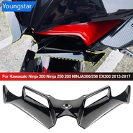 【FY】  Motorcycle Winglet Aerodynamic Wing Kit Spoiler Motor Accessories ForKawasaki Ninja 300 Ninja 