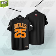 BULLS Edition Baju Jersey TJ BULLS 25 Jersi TJ BULLS Quick Dry for Unisex 100CM-3XL