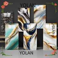 YOLANDAGOODS Marble Tiles, PVC Self Adhesive Wall Stickers,  30x60cm Waterproof Floor Tile Sticker B