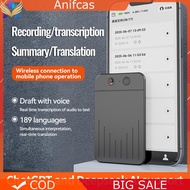AI Voice Recorder AI Notetaking Device APP Control Voice To Text Recorder Transcribe & Summarization