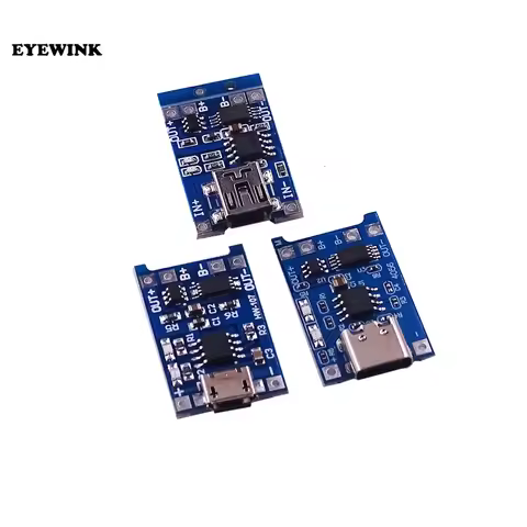10PCS/set TP4056 TC4056 Type-c/Micro/Mini USB 5V 1A 18650 Lithium Battery Charger Module Charging Bo