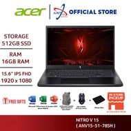 ACER Nitro V 15 Gaming Laptop (I7-13620H/16GD5/512GBSSD/15.6") ANV15-51-78SH