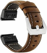Quickfit Watch Strap For Garmin Fenix 6S 6 6X Pro 5X 5 5S Plus 3HR 935 945 7S 7 7X Genuine Leather bracelets smart Accessories