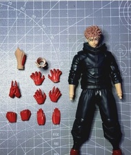 [預訂] SHF Bandai 咒術迴戰 虎杖悠仁 新宿對决 咒具手套 領域展開 特效 自製 手配件