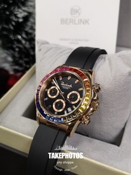 New arrival women watch.100% original Berlink BK5018-G02 women rubber casual quartz watch.water resi