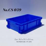 Solid Plastic Crate No.CS039