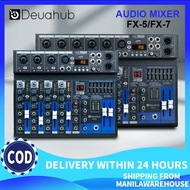 Deuahub FX5/7 Professional Audio Mixer 5/7-channel built-in EQ/99DSP/recording mode epekto reverb