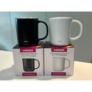 HARIO-Ceramic Coating Vacuum Double Insulated Mug Black 11.8 fl oz (350 ml) Very Fast Delivery