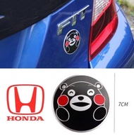 ราคาต่อ 1 ชิ้น โลโก้หมี คุมะมง แต่งฮอนด้า HONDA JAZZ CITY CIVIC ACCORD JDM KUMAMON EMBLEM logo