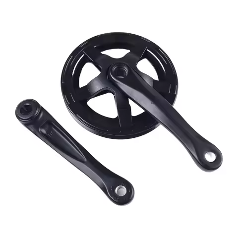 CrankArm Set Bike Crankset Fixie Bikes MTBbikes Easy To Install For Square Hole Good Compatibility H