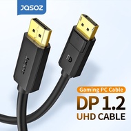 Jasoz Display Port Cable 4k 60hz Dp 1.2 Cable 2K 144Hz For Computer Monitor Graphic Cards Projector