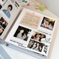 Diy Laminated Photo Album Book Commemorative Book Couple Love Self-Adhesive Record Book Photo Storag