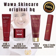 WAWA SET SKINCARE SKINCARE WAWA WAWA SUNSCREEN WAWA MOISTURIZER WAWA CLEARSKIN PENCUCI MUKA WAWA