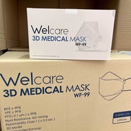 🩵พร้อมส่งทุกสี🩵Welcare 3D WF-99 หน้ากากอนามัยทางการแพทย์เวลแคร์ กล่อง 50 ชิ้น ของแท้