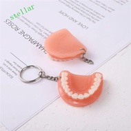 STELLARTECH Teeth Pendant Creative Dental Accessories Simulation Teeth Shape Resin Teeth Keyring