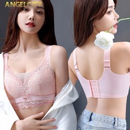 ANGELCITY 34-50C/D/E Plus Bra Women Lace Plus Bra Full Cup  Bra Breathable Bra