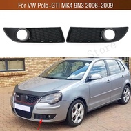 Front Bumper Fog Light Lamp Grille Trim Cover Frame Foglamp Lid Bezel For VW Polo GTI MK4 9N3 2006 2