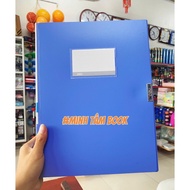 Plastic Box File, bag Deli Document Box Size 5.5cm/ 7.5cm A4 Size File Storage