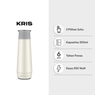 Kris Portable Stainless Steel Electric Kettle 300 MI - White