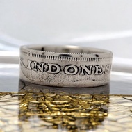 印尼硬幣戒指 100 盧比 1971-1978 男士女士硬幣戒指