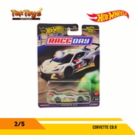 HOTWHEELS RACEDAY (PREMIUM) - CORVETTE C8.R 2/5 (GRAY)