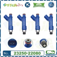 4pcs Fuel injector 23250-22080 For Toyota Corolla & Matrix 1.8L VD-RK-0207 04-08 23209-22080 Engine 