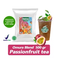 OMURA POWDER Bubuk Minuman Mix Gula Rasa Passionfruit Tea / Teh Markisa Instant Powder Drink Omura B