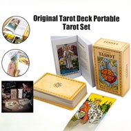Original Mysterious Tarot Cards 78 Cards/Box Portable Divination Tarot Set with Tarot Guidebook