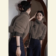 xocoboho | เสื้อโค้ทวูลสัตว์ CameL สไตล์หรูหราสำหรับผู้หญิง