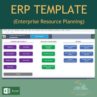ERP System Template For Business 【Excel】UPDATED VERSION